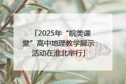 2025年“皖美课堂”高中地理教学展示活动在淮北举行