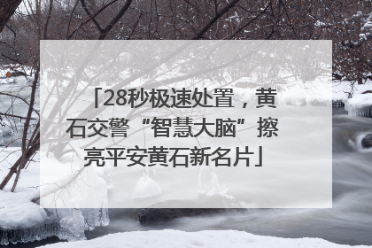 28秒极速处置，黄石交警“智慧大脑”擦亮平安黄石新名片