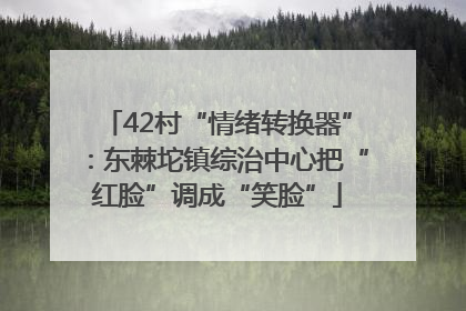 42村“情绪转换器”：东棘坨镇综治中心把“红脸”调成“笑脸”