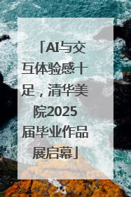 AI与交互体验感十足，清华美院2025届毕业作品展启幕
