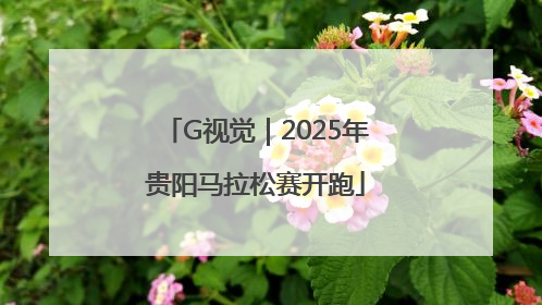 G视觉｜2025年贵阳马拉松赛开跑